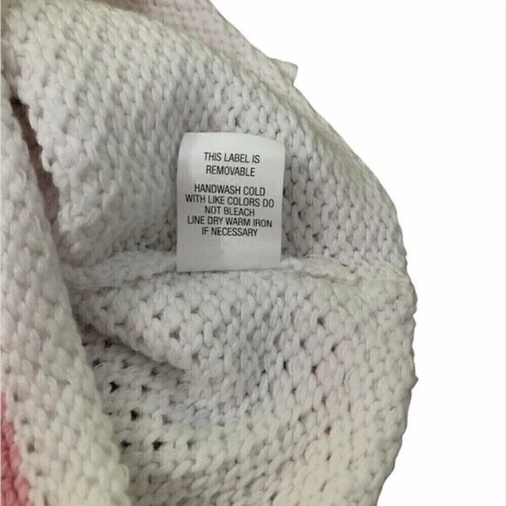 AMY COE VINTAGE Hat Baby Size O/S White Pink NWT Layette Limited Edition